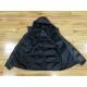Cotton Quilted Jacket Mens Padded Waterproof Jacket Black High Shine Puffer