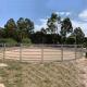 20 Panel Horse Yard Panels 1.8M X 2.1M Heavy Duty Portable Cattle Yard Panel 5 Oval Bars 2.5mm Thick