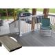Non Toxic Pollution Capping Deck Boards Anti Rot Stone Grey Wood 157x22mm