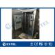 Air Conditioner Cooling Outdoor Communication Cabinets One Front / Back Door