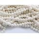 Whtie Color  3mm -30mm  Round ABS Plastic Bead Imitation Pearls Strand