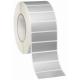Custom Blank Plain Matte Silver Polyester Label Sticker On Roll