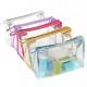 Promotion Various Colors Travel Clear Makeup PVC Cosmetic Bag
