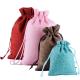 Small Cinch Up Backpack Drawstring Non Woven Tote Bags For Gift Packing
