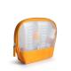 Promotional Transparent Two Sided Mesh Makeup Bag Zipper Closure For Girls