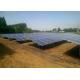 Customized Size Solar Panel Racks Ground , Flexible Solar Ballast System
