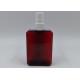 OEM Red 150ml 200ml PETG Bottle With Sprayer Beauty Packaging