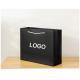 OEM Luxury Black Paper Jewelry Gift Bags 12x16x7cm To 29x22x9cm