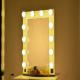 Makeup Vertical Hollywood Light Up Mirror With Dimmer And 12 LED Bulbs Lights