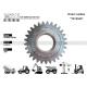 Steel R220-9 2Stage Gearbox Planetary Gear 39Q6-42200 Travel For Excavator