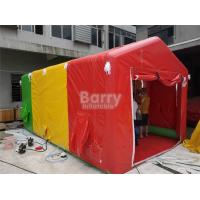 Small Custom Fireproof PVC Inflatable Shower Tent For Amusement Park