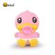 Duck Shape Plastic Piggy Bank Toy Pink Yellow color For Baby OEM ODM