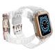 38 42mm Luxury Two Color Integrated TPU Waterproof Components For Apple Watch
