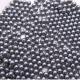 High Quality Round Shape 4mm Gray  Half Hole Shell Pearl Loose Bead for DIY Handcraft