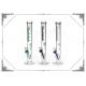  7MM Thick Glass Bong 17 Inches Tall Straight Tube Glass Smoking Pipes