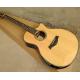 Body cut acoustic guitar Real abalone solid top SP14s electric acoustic guitar