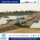 Emergency Floating Pontoon Bridge Anti Corrosion Coatings Steel Walking Bridge