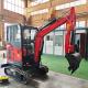 Powerful Compact Micro Digger Excavator 1.35M Overall Width For Construction