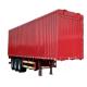 High Security 2 3 Axle 30Ton 40T Cargo Semi Trailer With Closed Type Aluminum Alloy Cargo Box For Transport  Goods