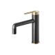 Matte Black Single Handle Bathroom Basin Faucet 50mm Contemporary
