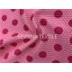 Polyester Micro Fiber Pink Recycled Swimwear Fabric Breathable For Ladies