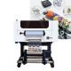 30CM UV Roll Dtf Printer For Sticker Printing With Dual Xp600 Head Roll To Roll Printer