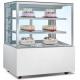 Air Cooled Refrigerated Countertop Bakery Display Case cake display case