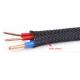 High Flame Retardant PET Eexpandable Braided Sleeving For Wire Cable Protection