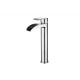 High Rise Basin Mixer Taps Brass Waterfall Sink Mixer Tap With Single Handle