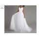 Sling White A Line Wedding Gowns Heart Shaped Satin Chest Back Zipper
