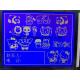 Rtp 320x240 Dots LCD Monochrome Panel FSTN Positive Graphic LCD Module With White Blacklight