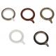 Decorative Modern Curtain Rod Rings 28mm With Electroplating Spray Surface