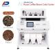 Roasted Coffee Bean Color Sorter Machine 3 Chutes 99.99% Accuracy