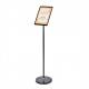 5.2kg Adjustable Sign Stand 1210x280mm Stainless Steel Pipe