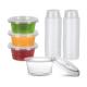 PP Clear Disposable Sauce Cup 5.5 Oz Clear Plastic Cups With Lids