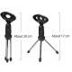 Double Mesh 360 Degree 17cm Microphone Stand With Pop Filter