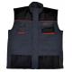 Classic Winter Warm Work Vest With 65% Polyester & 35% Cotton Canvas And 600D