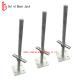 Solid Scaffold Base Jack Q235B Steel Screw Jack Galvanized / Painted Surface Treatment