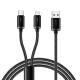 USB A To USB C 2 In 1 Micro Charging Cable 40W 1.2m ES-X60 Series