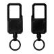 Deyi Badge Reel Heavy Duty Retractable Keychain Carabiner Key Holder Square ID