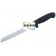 25cm Stainless Steel Cookwares , Western Style Bread Knife With Black Plastic Handle