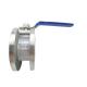 Stainless Steel CF8 CF8m Wafer Type Thin Flanged Ball Valve with Customized Request