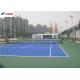 Blue Synthetic Tennis Court Acrylic Surface Wear Resistance