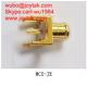 High quality gold plated MCX plug coaxial connector PCB mount type MCX-JE