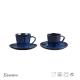 4OZ Ceramic Tea Coffee Set / Tea Cup Set Reactive Glaze For Office / Home