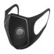 High Filtration PM2.5 Dust Mask Black Color Anti Pollen Washable With Valve