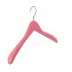 Wooden Garment pink Coat Hanger For Drying Clothes