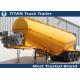 Silo cement bulker trailer with 30 tons - 50 tons loading capacity , semi tanker trailers