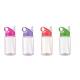 Portable 450ml Kids Plastic Sports Water Bottle With Straw Easy Carry