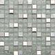 Crack crystal glass mix metal mosaic tile for kitchen backspalsh 23mm tiles